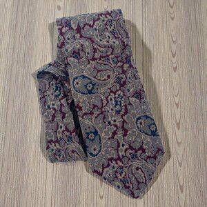 Giorgio Armani Vintage Silk Paisley Tie
